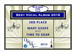 Vocal 3rd place Mary Gospe